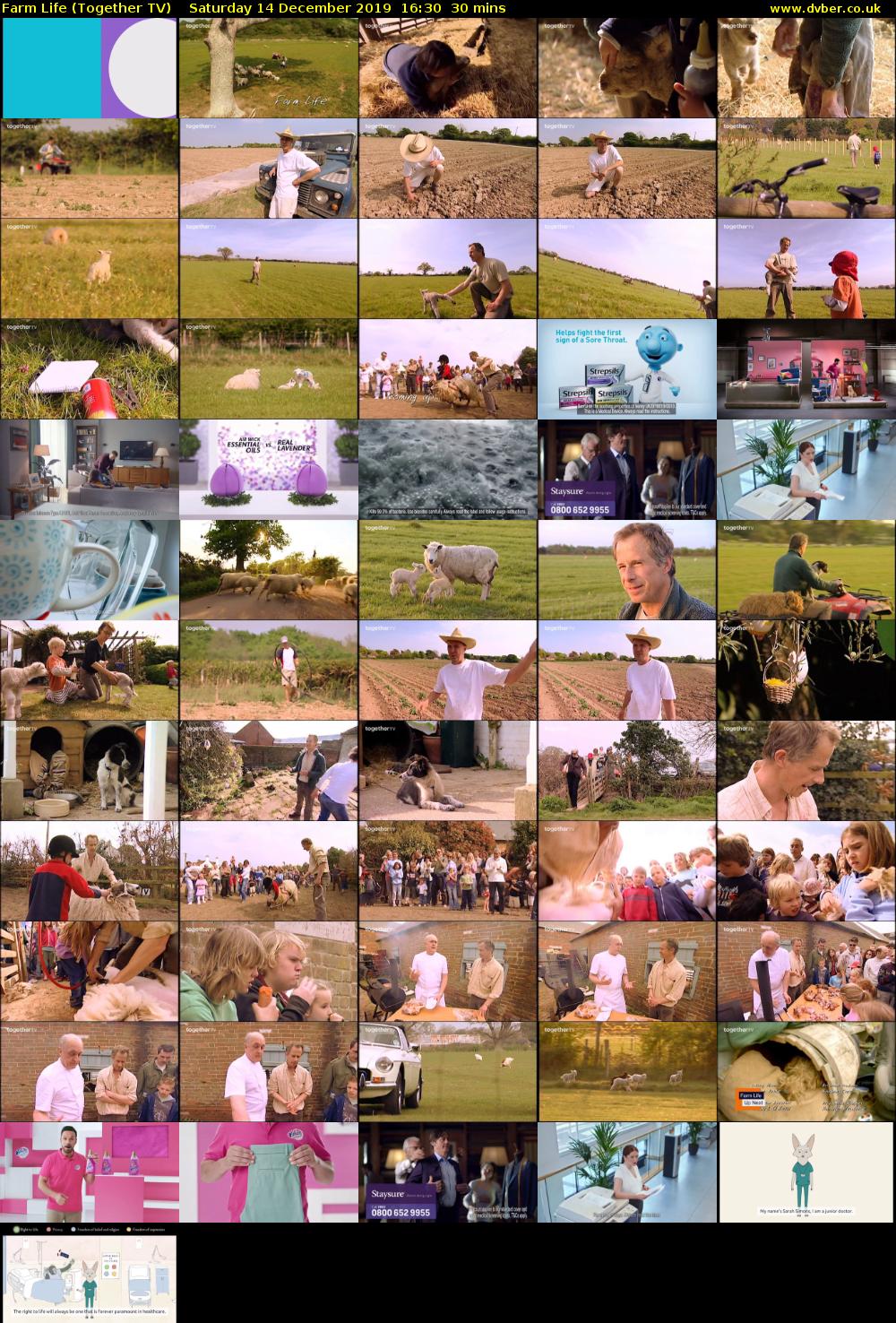 Farm Life (Together TV) Saturday 14 December 2019 16:30 - 17:00