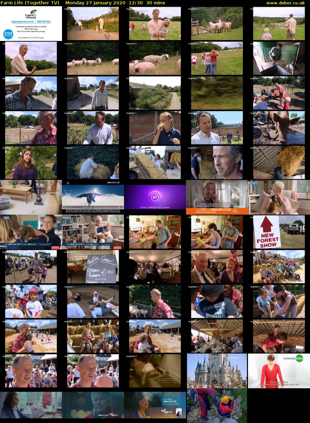 Farm Life (Together TV) Monday 27 January 2020 12:30 - 13:00