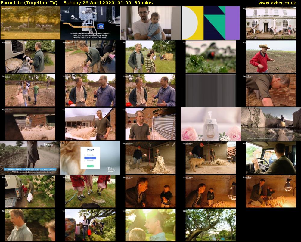 Farm Life (Together TV) Sunday 26 April 2020 01:00 - 01:30