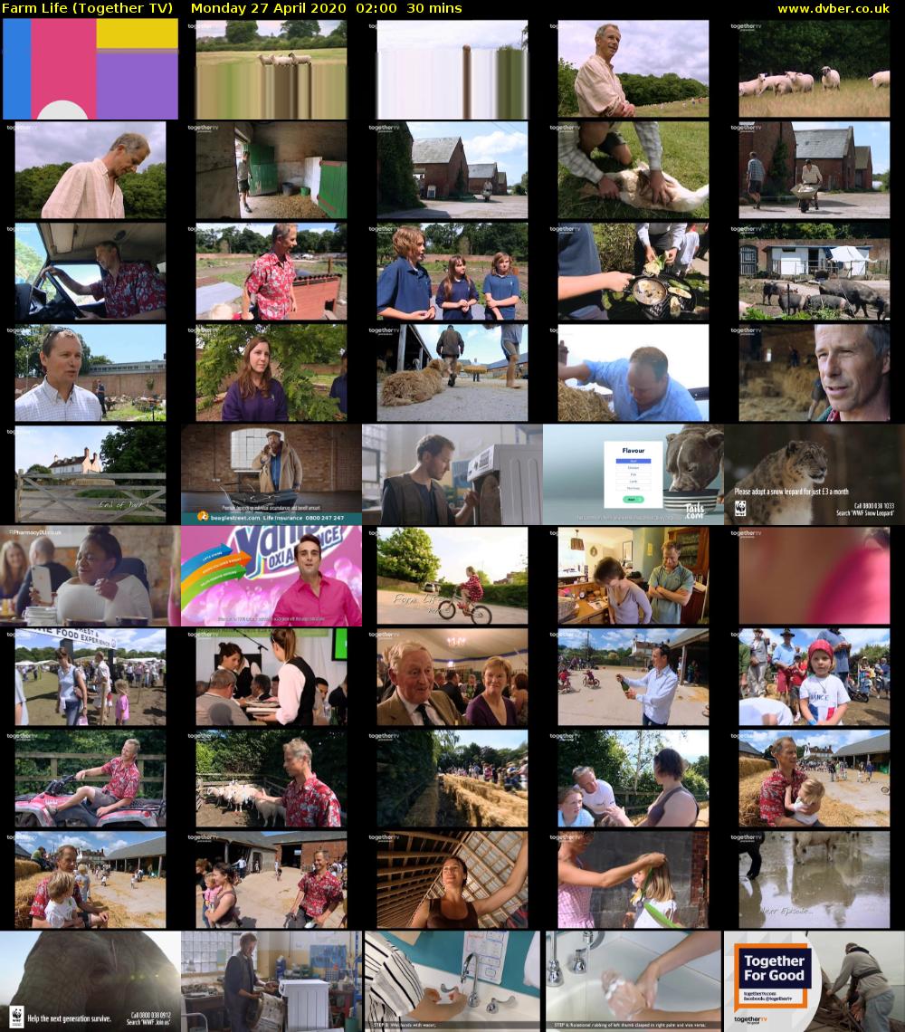 Farm Life (Together TV) Monday 27 April 2020 02:00 - 02:30