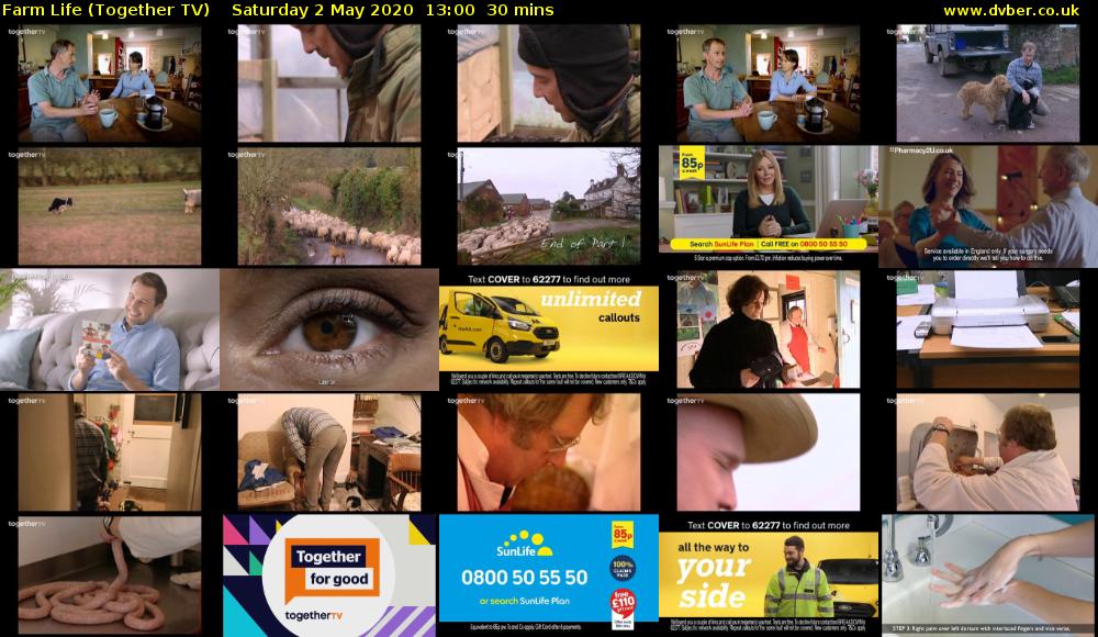 Farm Life (Together TV) Saturday 2 May 2020 13:00 - 13:30