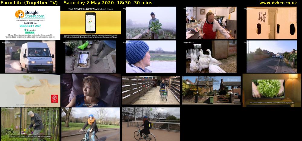Farm Life (Together TV) Saturday 2 May 2020 18:30 - 19:00