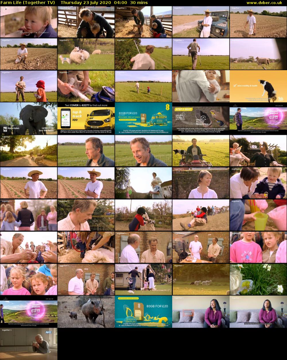 Farm Life (Together TV) Thursday 23 July 2020 04:00 - 04:30