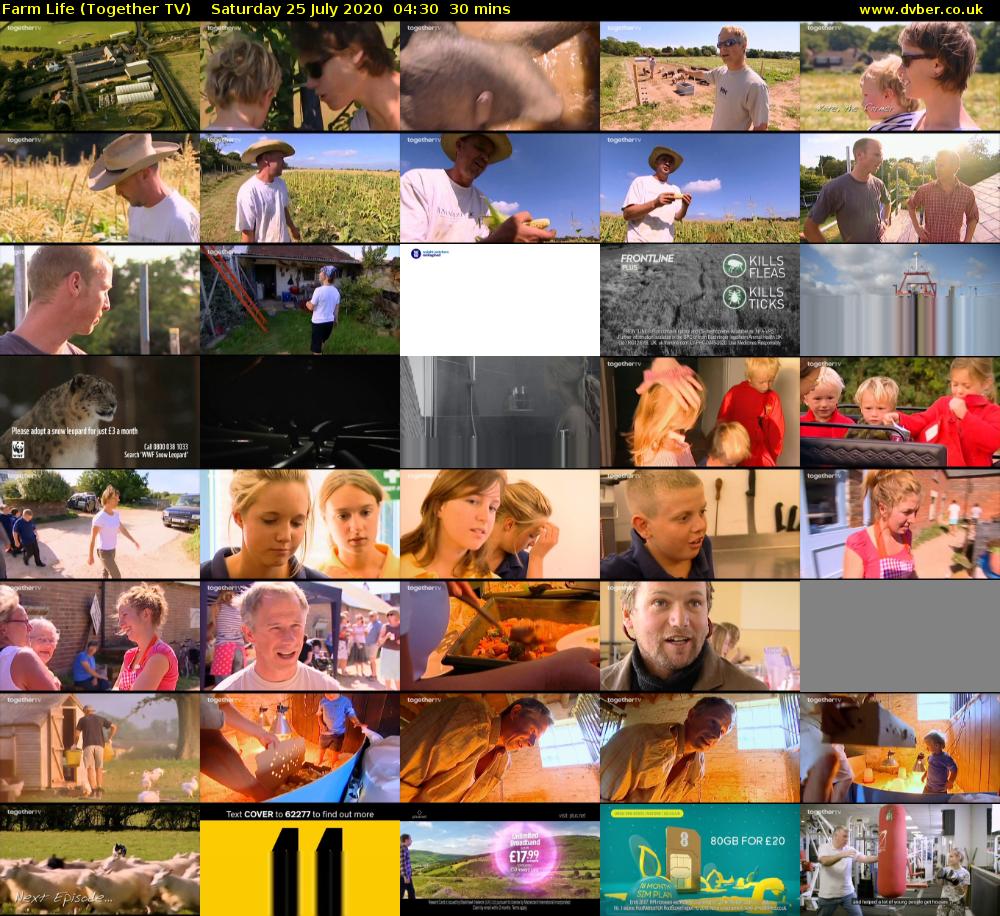 Farm Life (Together TV) Saturday 25 July 2020 04:30 - 05:00