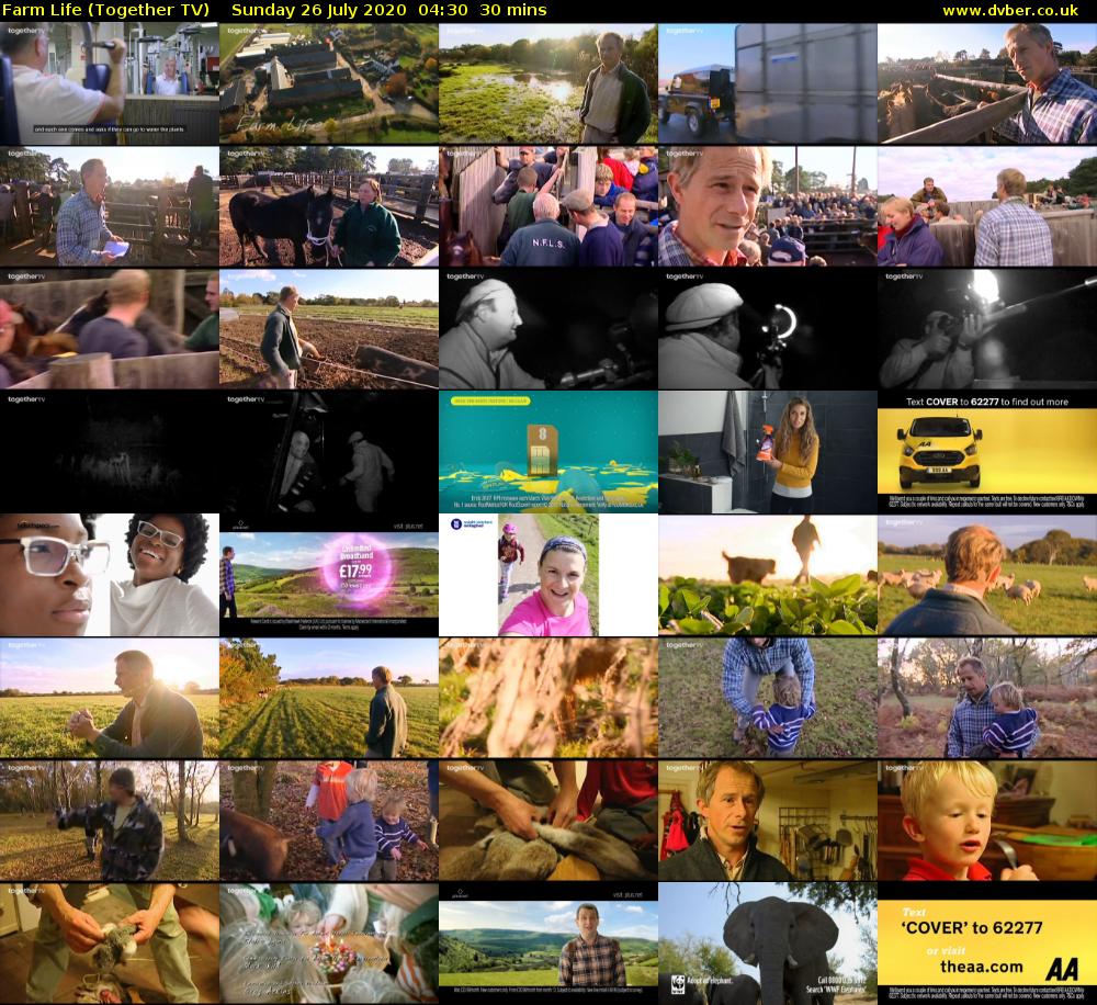 Farm Life (Together TV) Sunday 26 July 2020 04:30 - 05:00