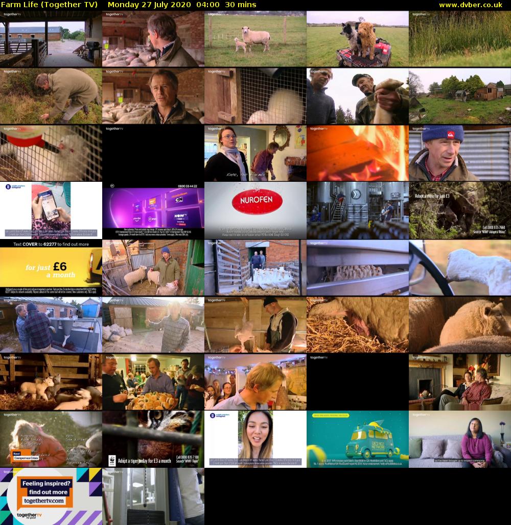 Farm Life (Together TV) Monday 27 July 2020 04:00 - 04:30