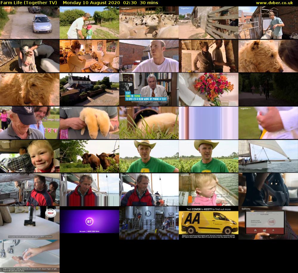 Farm Life (Together TV) Monday 10 August 2020 02:30 - 03:00