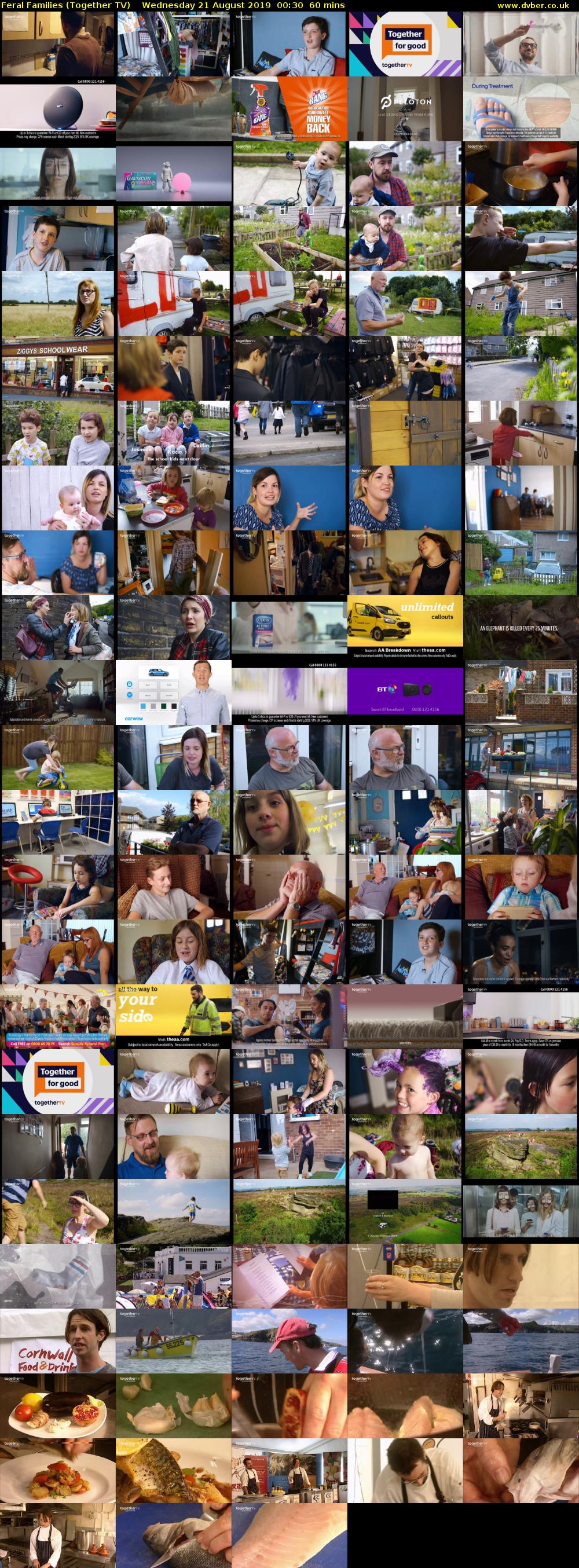 Feral Families (Together TV) Wednesday 21 August 2019 00:30 - 01:30