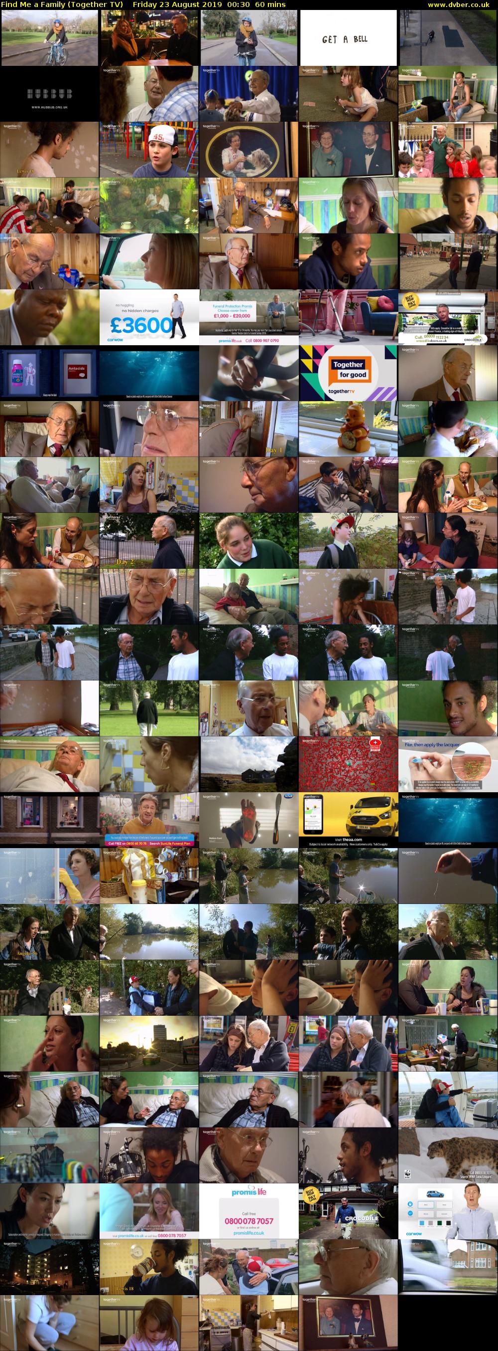 Find Me a Family (Together TV) Friday 23 August 2019 00:30 - 01:30