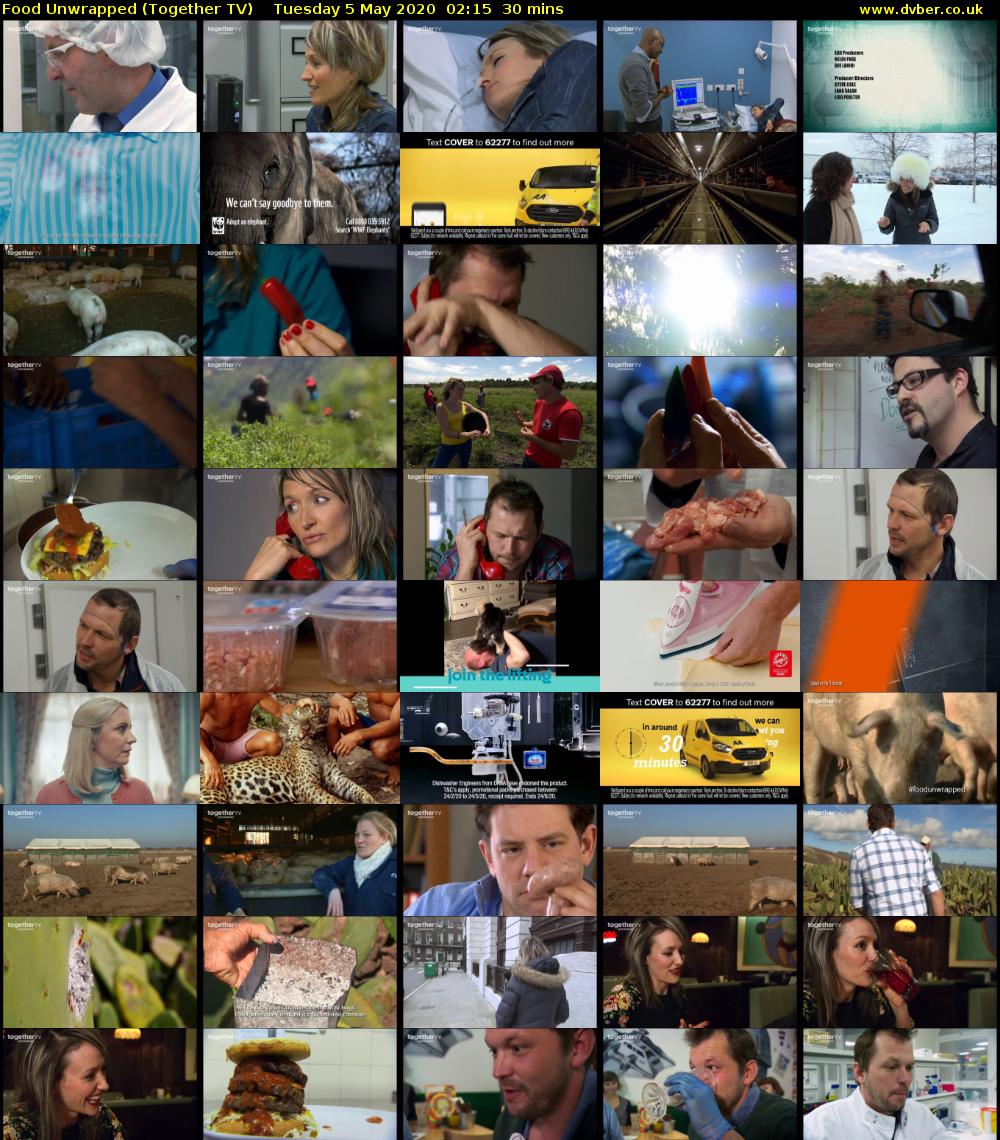 Food Unwrapped (Together TV) Tuesday 5 May 2020 02:15 - 02:45