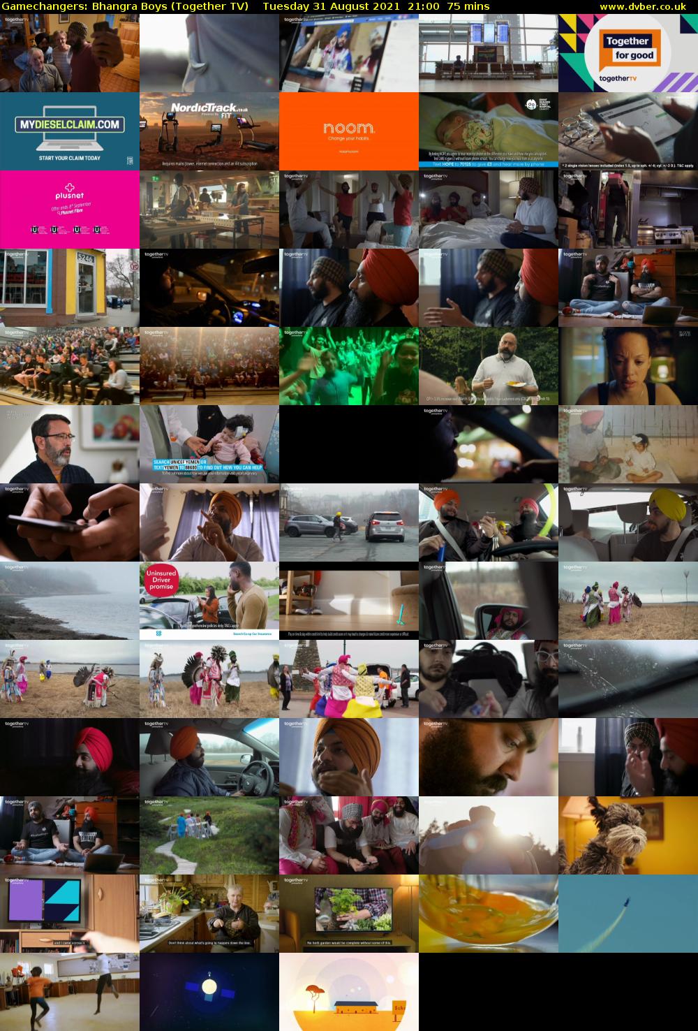 Gamechangers: Bhangra Boys (Together TV) Tuesday 31 August 2021 22:00 - 23:15