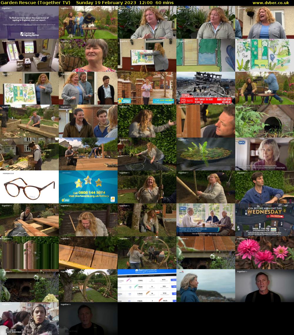 Garden Rescue (Together TV) Sunday 19 February 2023 12:00 - 13:00