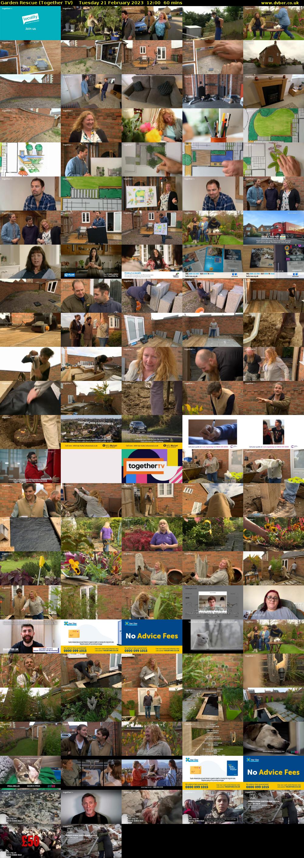 Garden Rescue (Together TV) Tuesday 21 February 2023 12:00 - 13:00