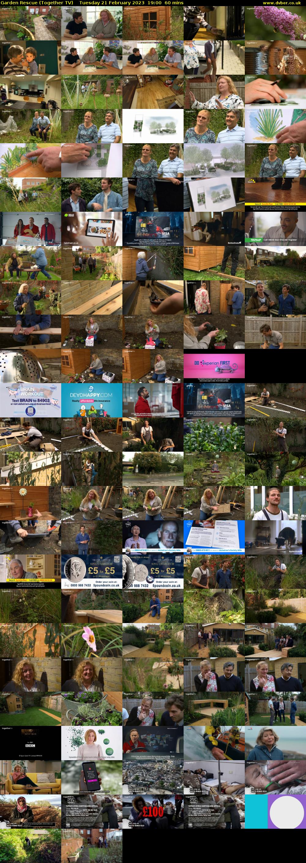 Garden Rescue (Together TV) Tuesday 21 February 2023 19:00 - 20:00