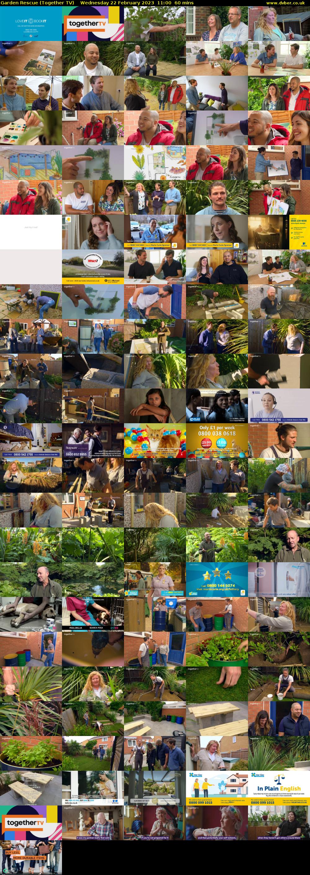 Garden Rescue (Together TV) Wednesday 22 February 2023 11:00 - 12:00