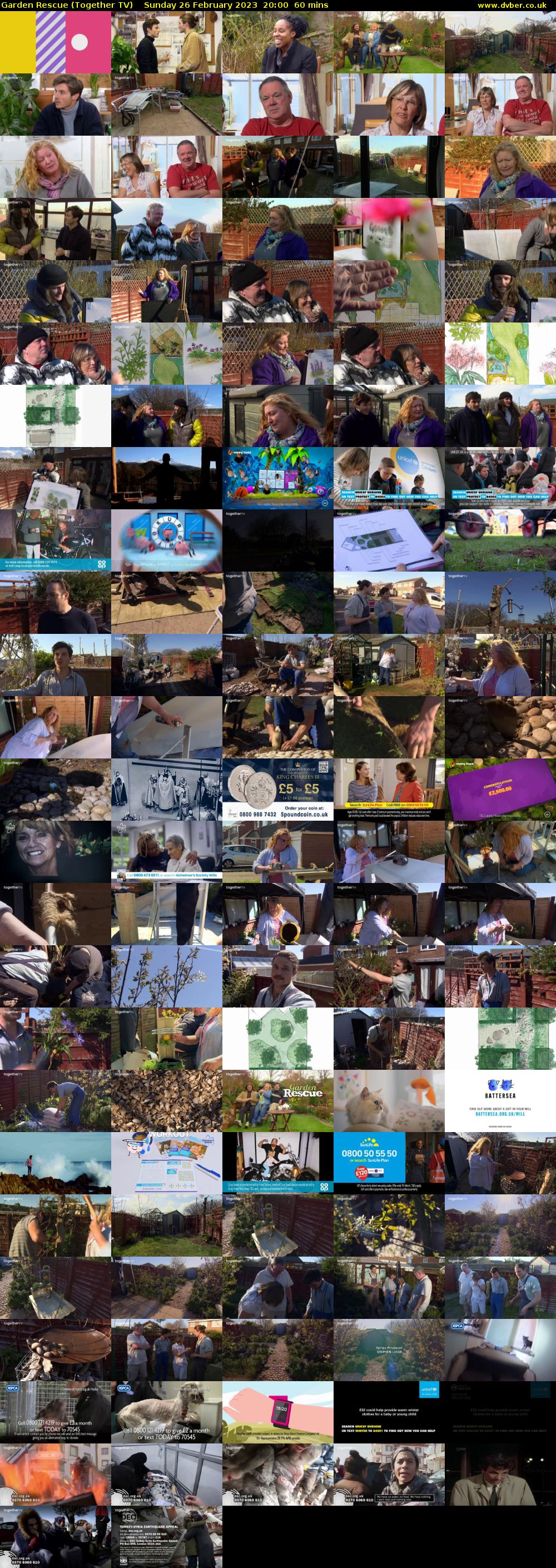 Garden Rescue (Together TV) Sunday 26 February 2023 20:00 - 21:00