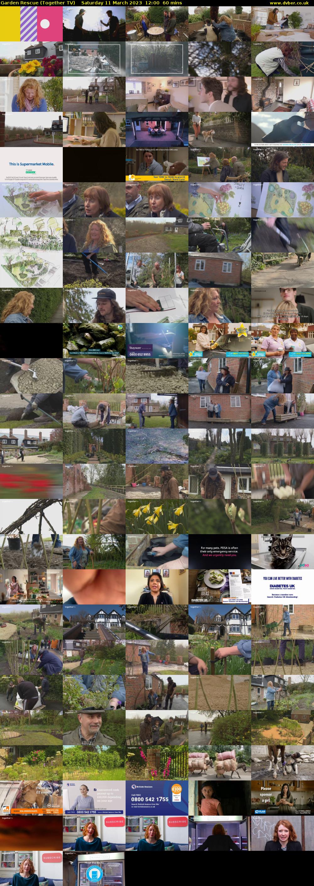Garden Rescue (Together TV) Saturday 11 March 2023 12:00 - 13:00
