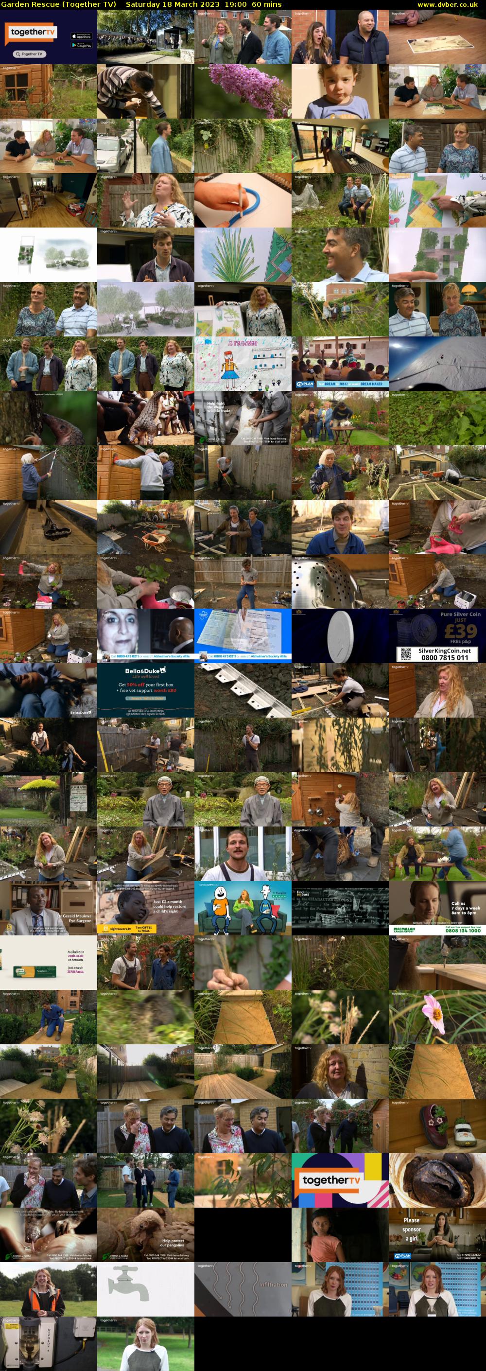 Garden Rescue (Together TV) Saturday 18 March 2023 19:00 - 20:00