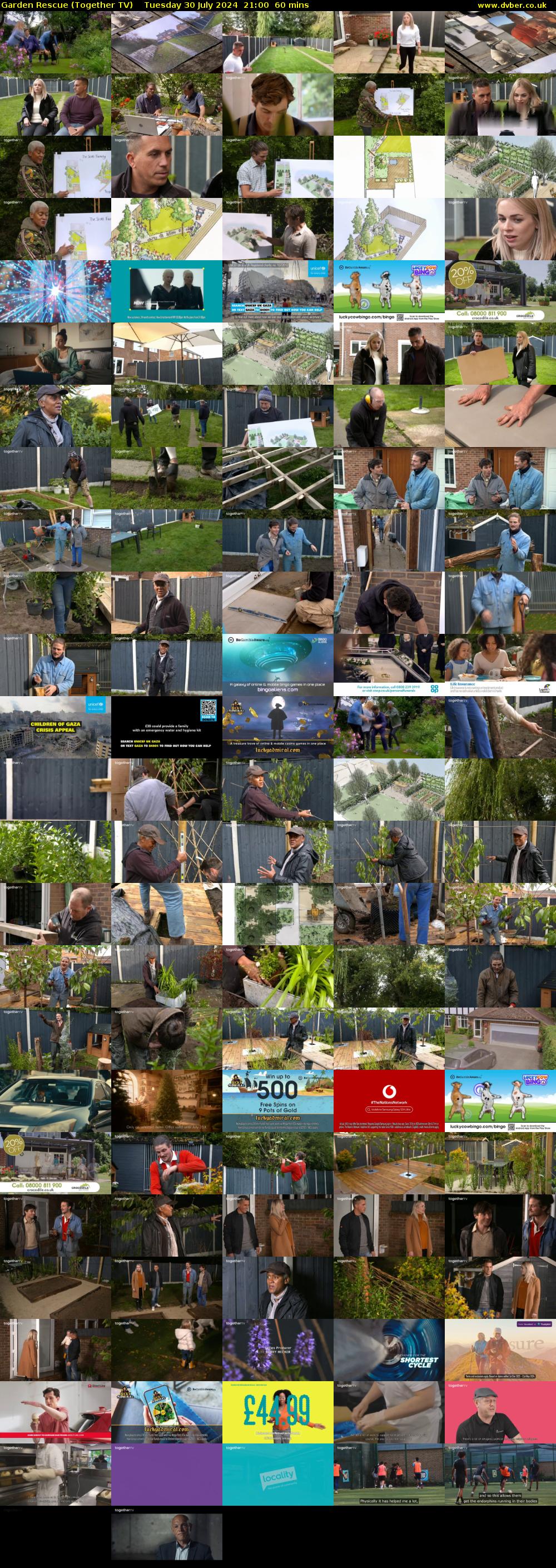 Garden Rescue (Together TV) Tuesday 30 July 2024 21:00 - 22:00