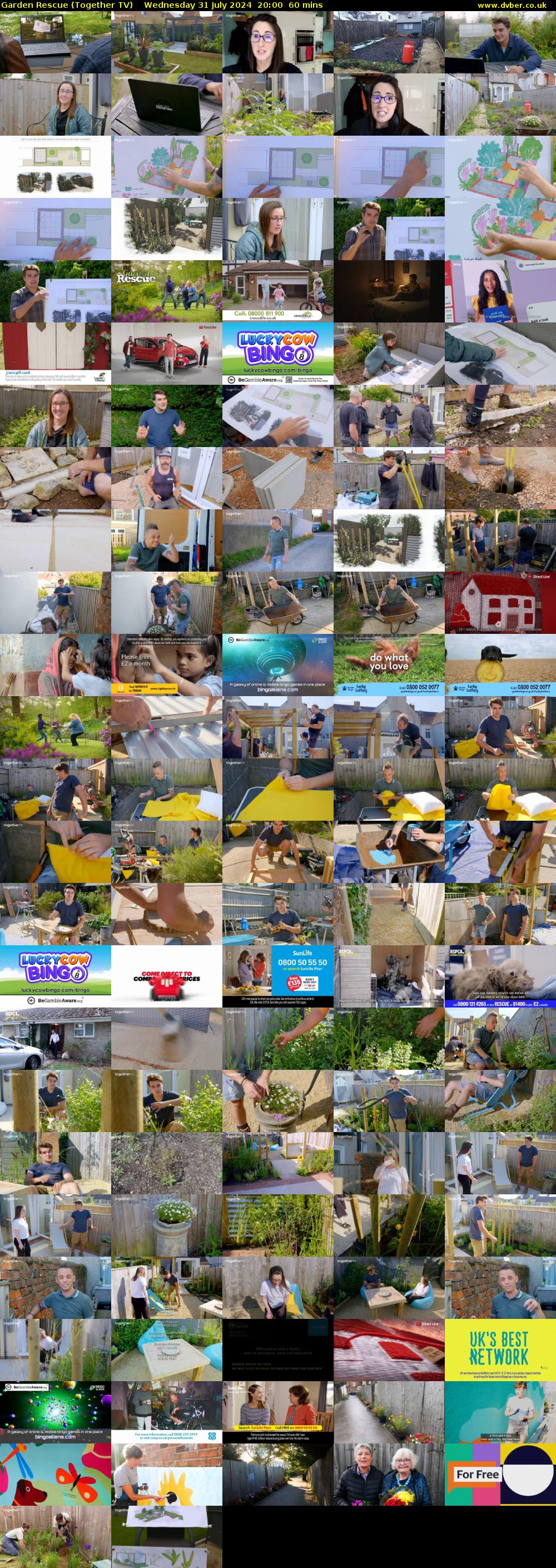 Garden Rescue (Together TV) Wednesday 31 July 2024 20:00 - 21:00