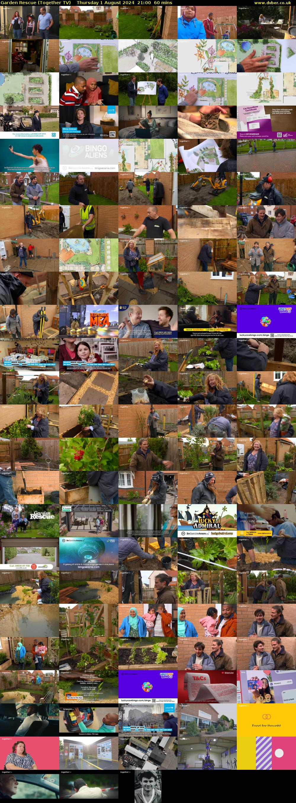 Garden Rescue (Together TV) Thursday 1 August 2024 21:00 - 22:00