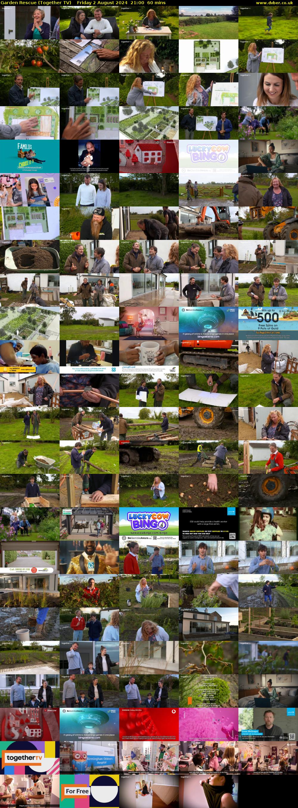 Garden Rescue (Together TV) Friday 2 August 2024 21:00 - 22:00