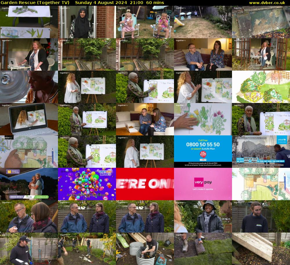 Garden Rescue (Together TV) Sunday 4 August 2024 21:00 - 22:00