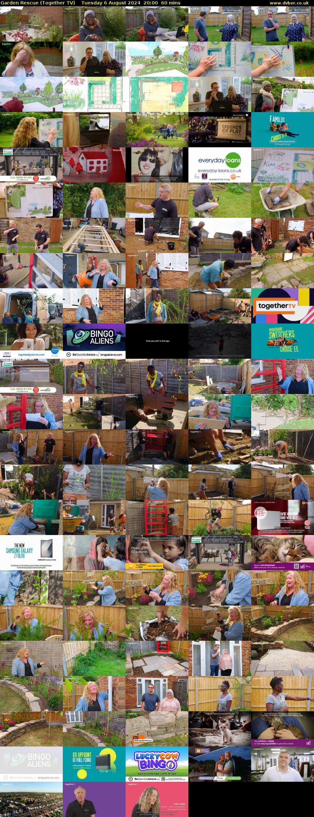 Garden Rescue (Together TV) Tuesday 6 August 2024 20:00 - 21:00