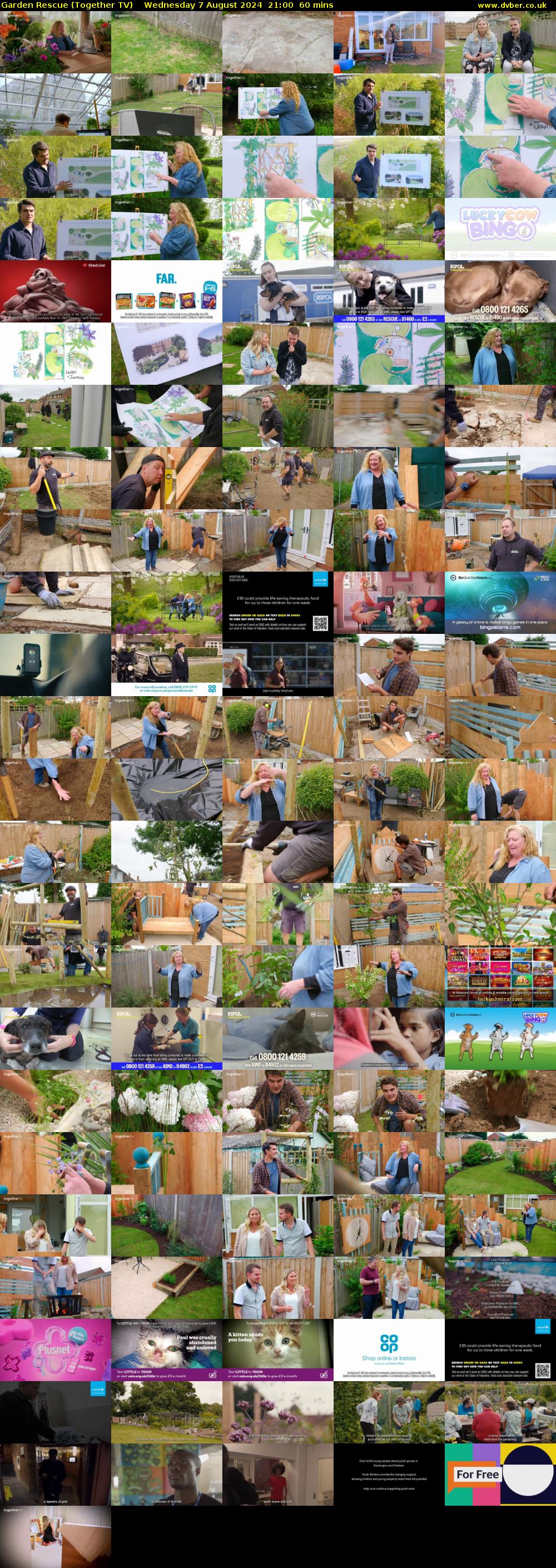 Garden Rescue (Together TV) Wednesday 7 August 2024 21:00 - 22:00