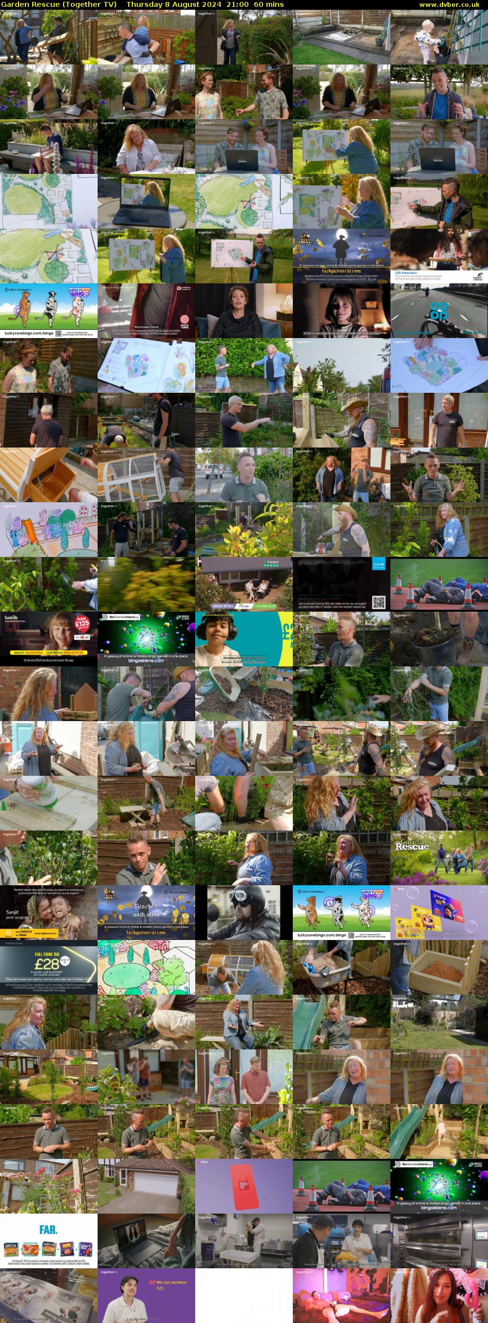 Garden Rescue (Together TV) Thursday 8 August 2024 21:00 - 22:00
