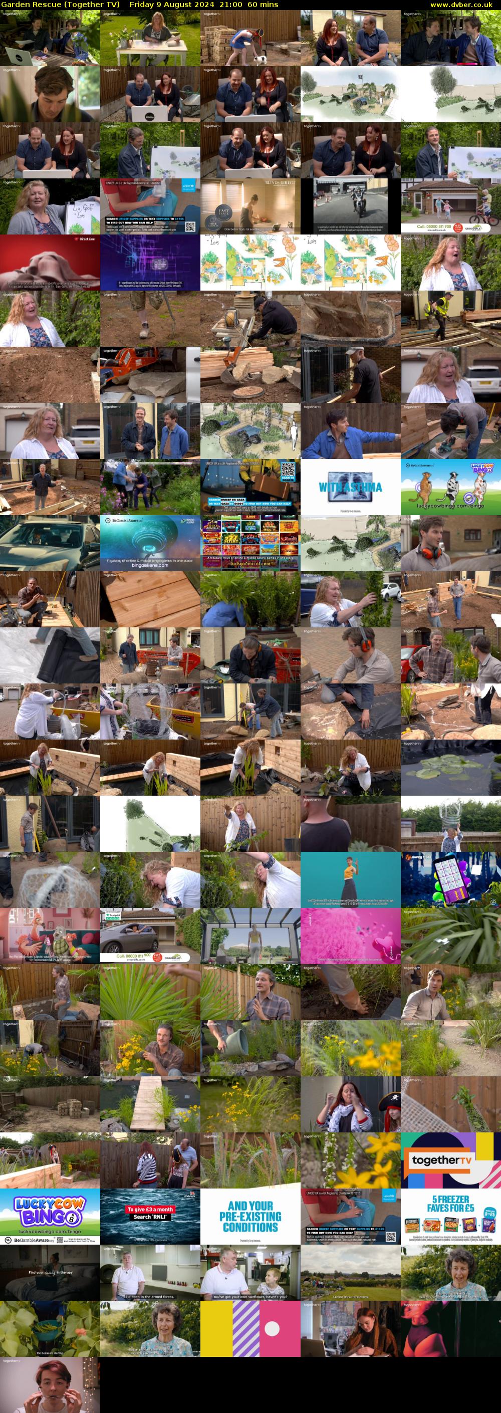 Garden Rescue (Together TV) Friday 9 August 2024 21:00 - 22:00