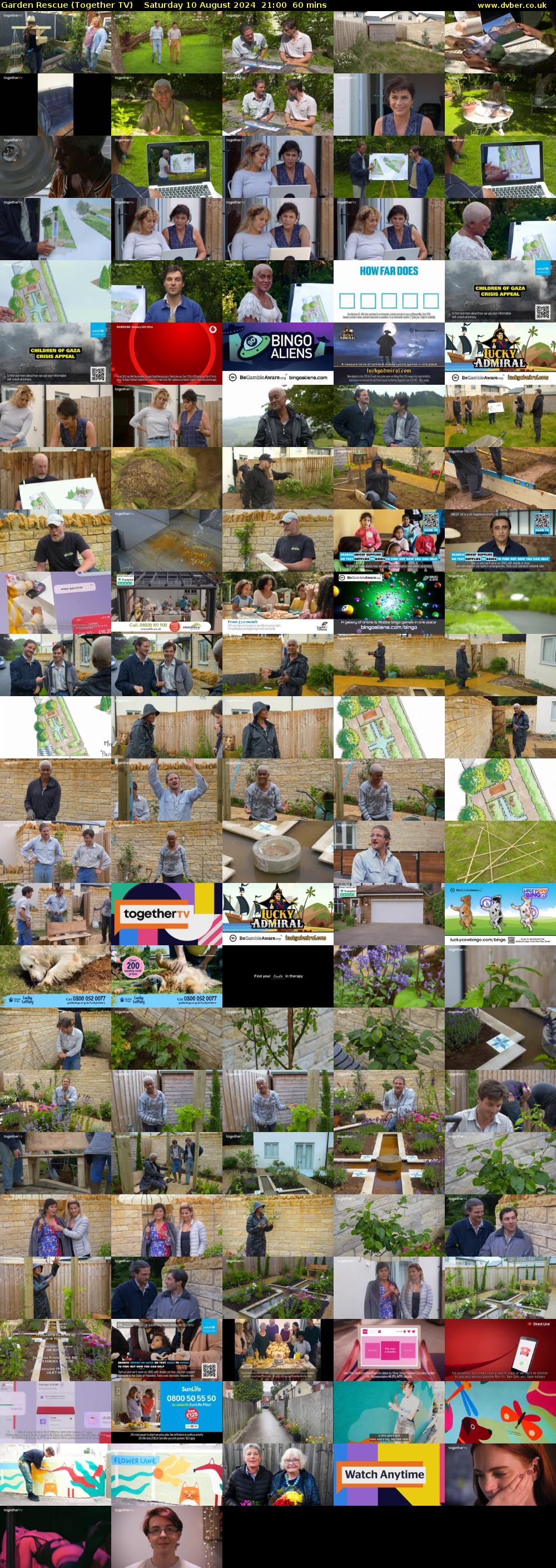 Garden Rescue (Together TV) Saturday 10 August 2024 21:00 - 22:00