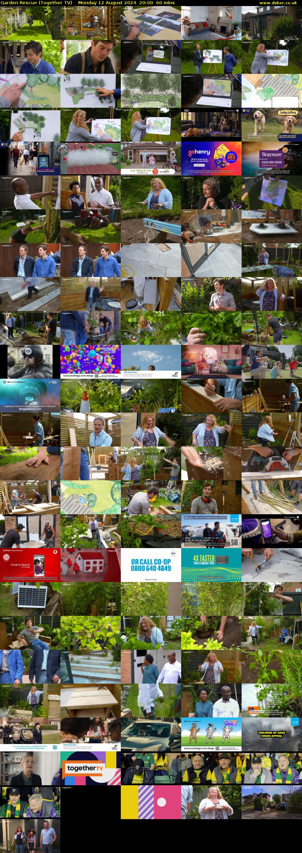 Garden Rescue (Together TV) Monday 12 August 2024 20:00 - 21:00