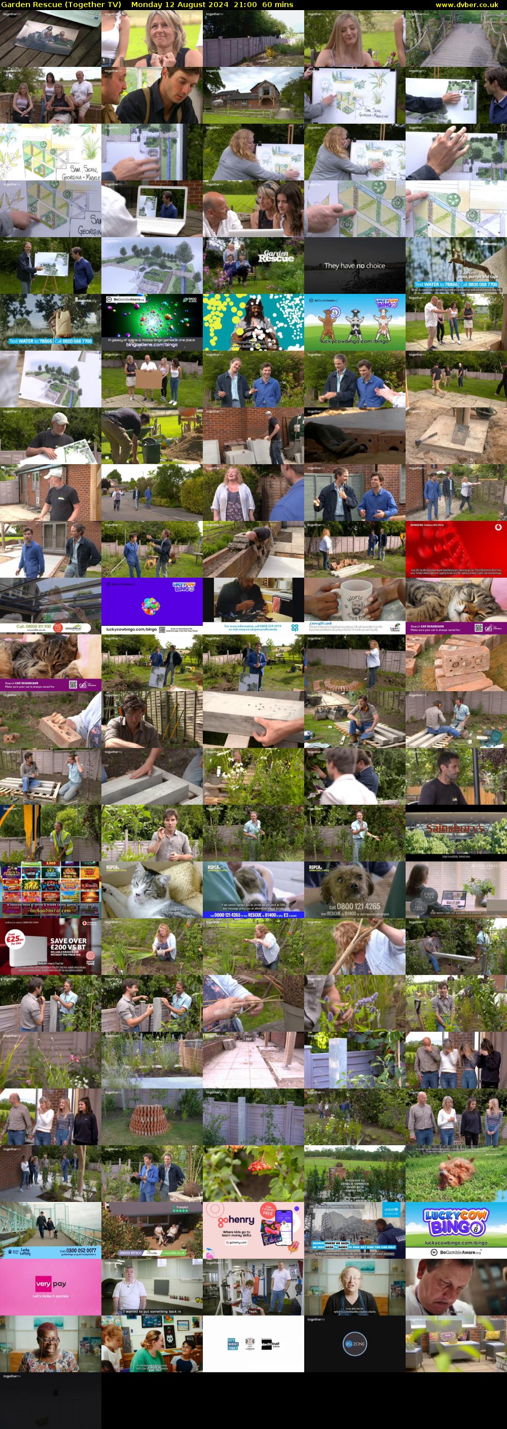 Garden Rescue (Together TV) Monday 12 August 2024 21:00 - 22:00