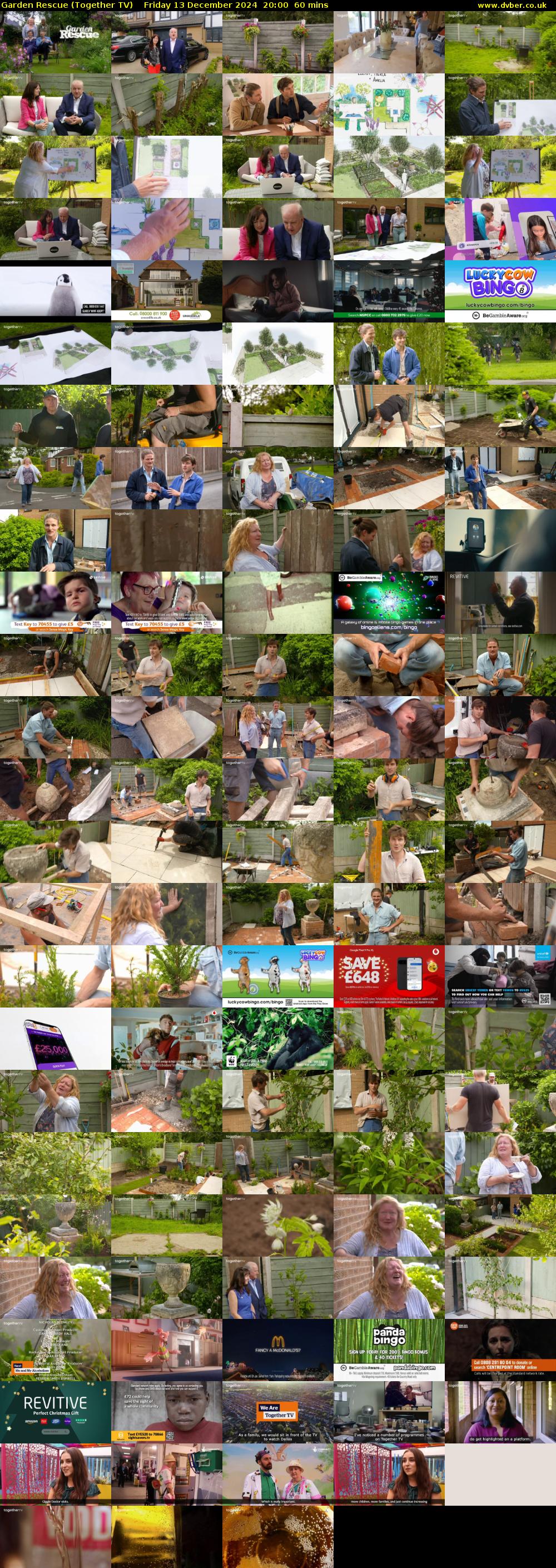 Garden Rescue (Together TV) Friday 13 December 2024 20:00 - 21:00