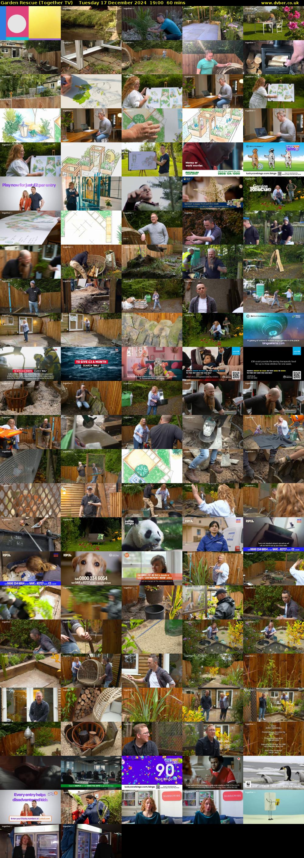Garden Rescue (Together TV) Tuesday 17 December 2024 19:00 - 20:00