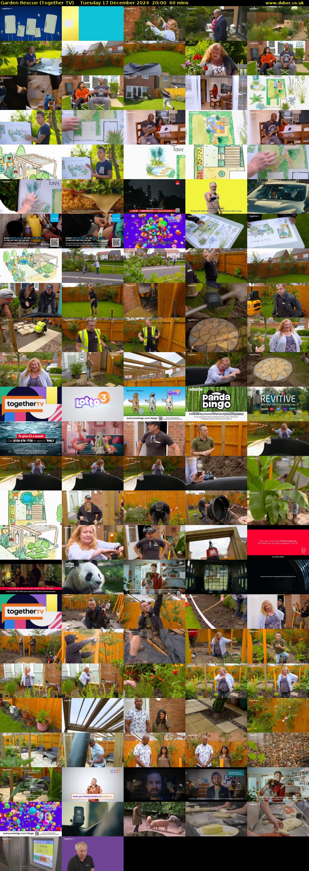Garden Rescue (Together TV) Tuesday 17 December 2024 20:00 - 21:00