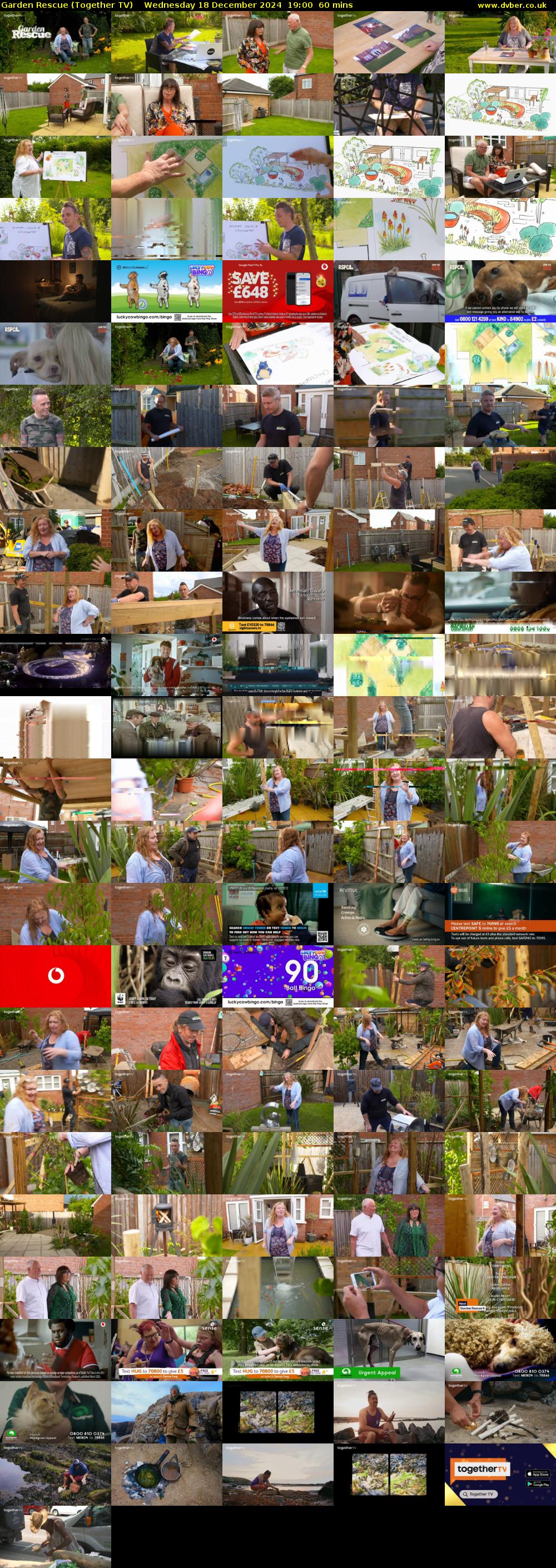 Garden Rescue (Together TV) Wednesday 18 December 2024 19:00 - 20:00