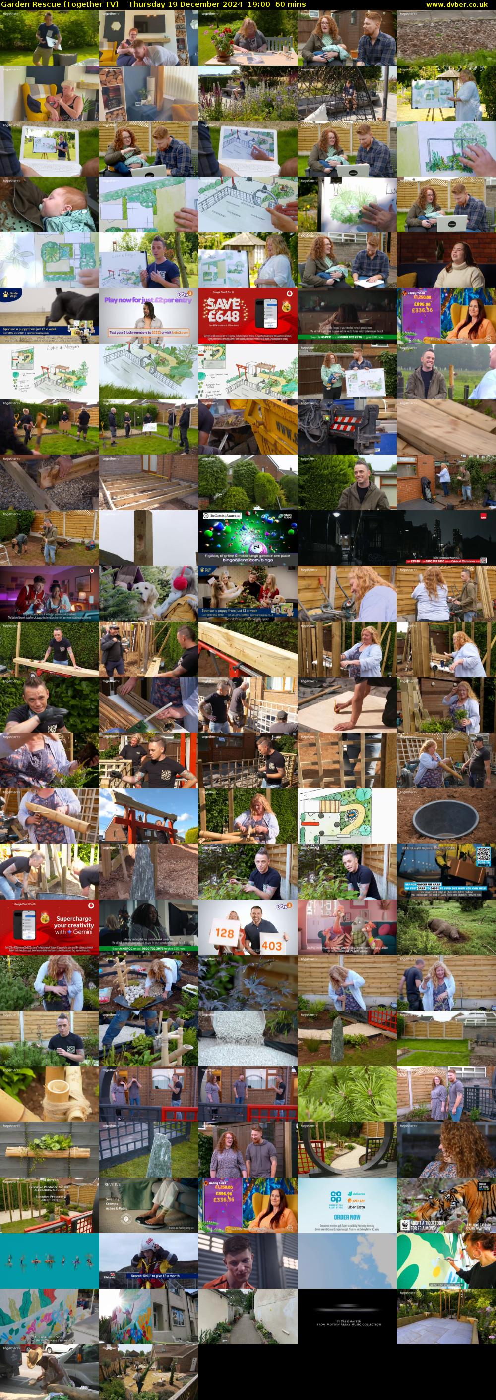 Garden Rescue (Together TV) Thursday 19 December 2024 19:00 - 20:00