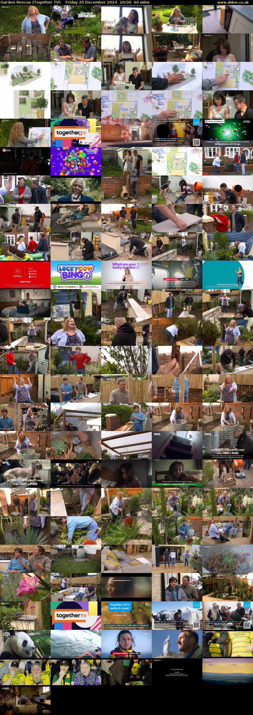Garden Rescue (Together TV) Friday 20 December 2024 20:00 - 21:00