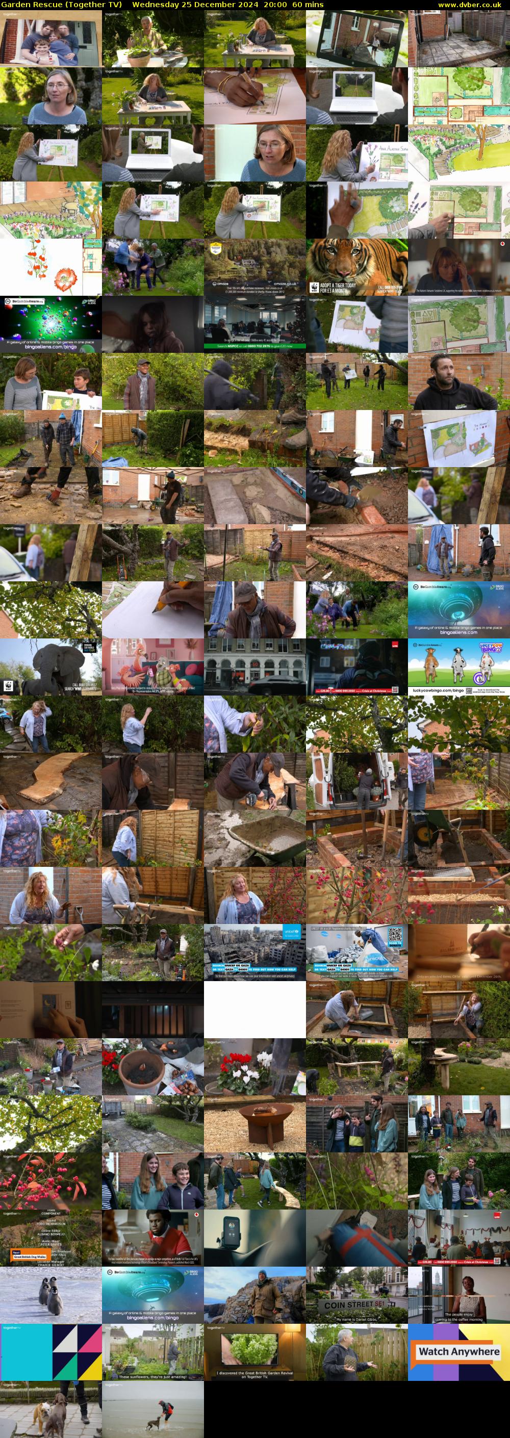 Garden Rescue (Together TV) Wednesday 25 December 2024 20:00 - 21:00