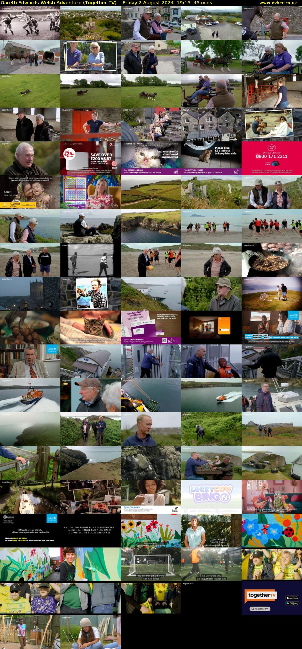 Gareth Edwards Welsh Adventure (Together TV) Friday 2 August 2024 19:15 - 20:00