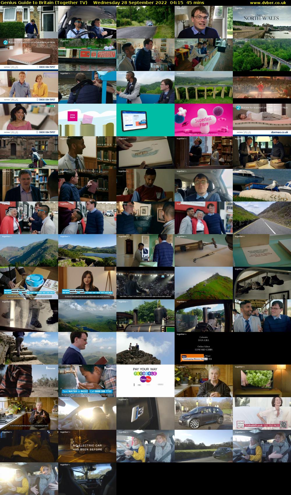 Genius Guide to Britain (Together TV) Wednesday 28 September 2022 04:15 - 05:00