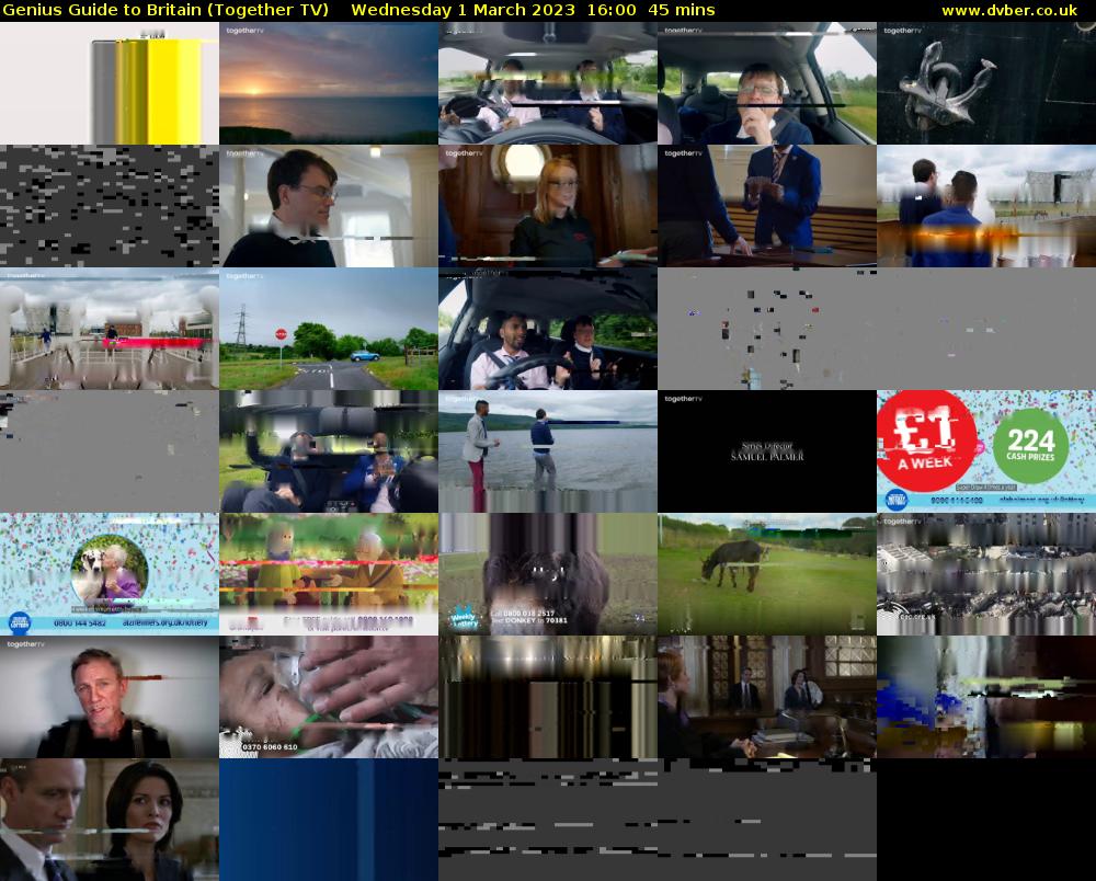 Genius Guide to Britain (Together TV) Wednesday 1 March 2023 16:00 - 16:45