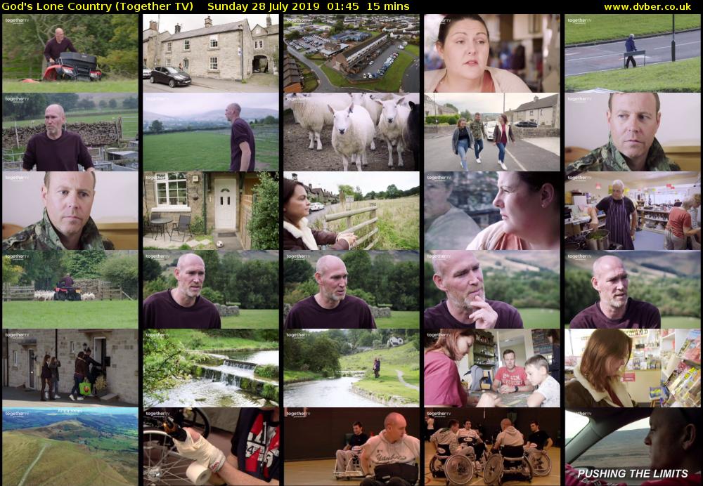 God's Lone Country (Together TV) Sunday 28 July 2019 01:45 - 02:00