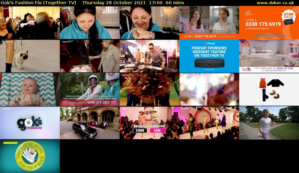 Gok's Fashion Fix (Together TV) Thursday 28 October 2021 17:00 - 18:00