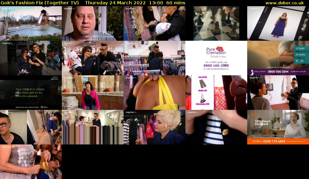 Gok's Fashion Fix (Together TV) Thursday 24 March 2022 13:00 - 14:00