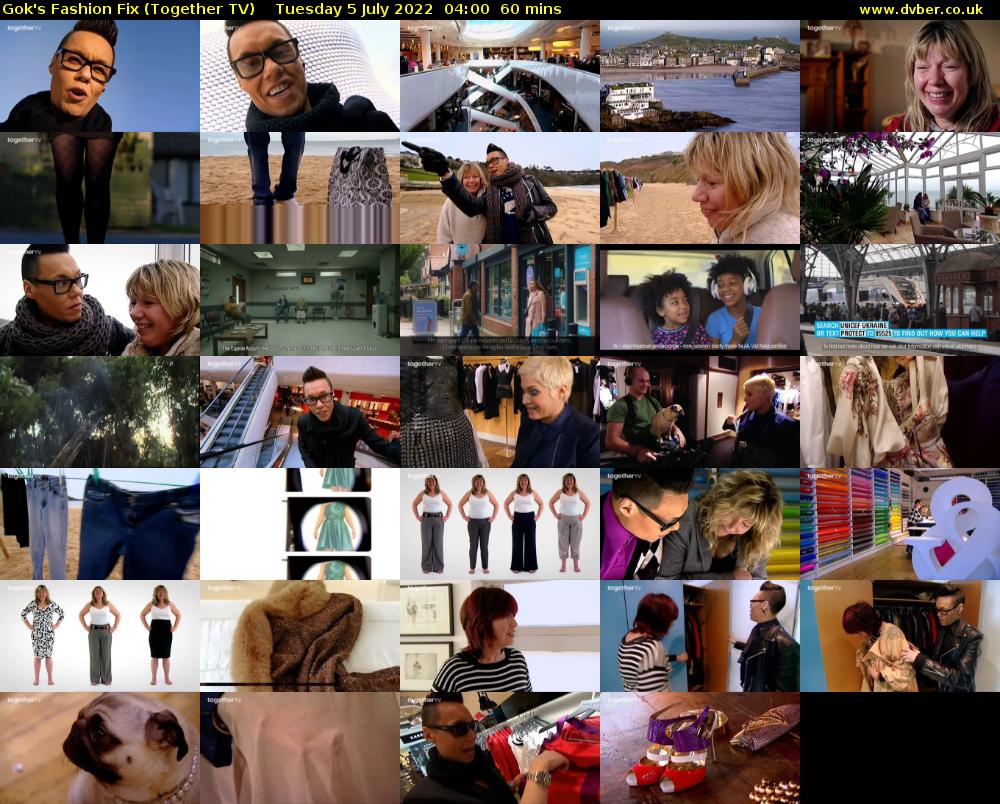 Gok's Fashion Fix (Together TV) Tuesday 5 July 2022 04:00 - 05:00