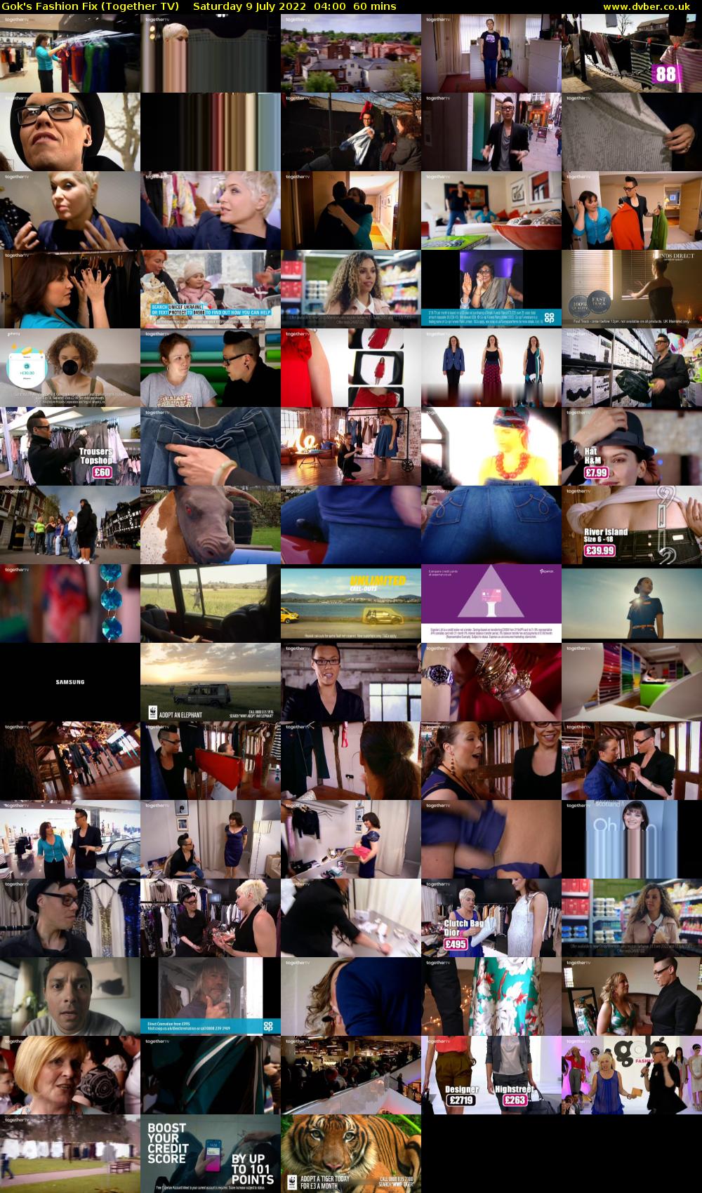 Gok's Fashion Fix (Together TV) Saturday 9 July 2022 04:00 - 05:00
