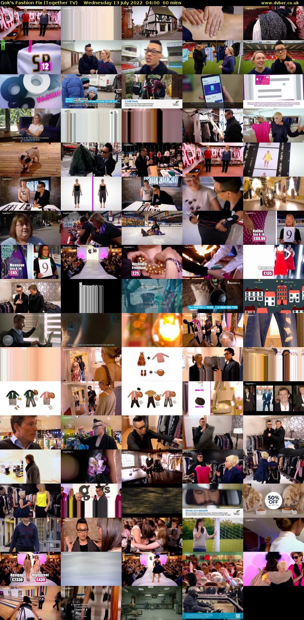 Gok's Fashion Fix (Together TV) Wednesday 13 July 2022 04:00 - 05:00